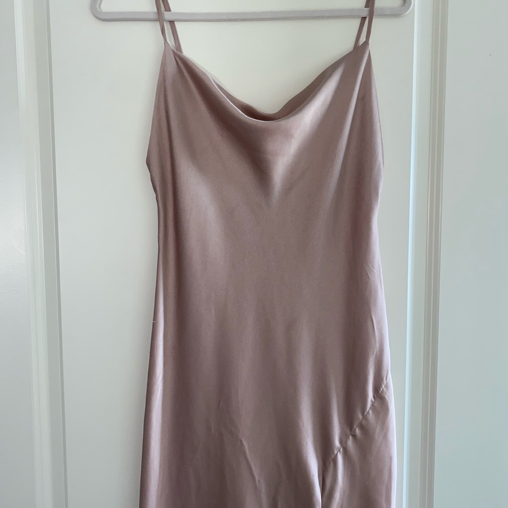 Cowl Neck Slip Dress